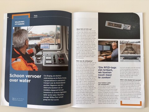 GPS Buddy in Bouwers magazine